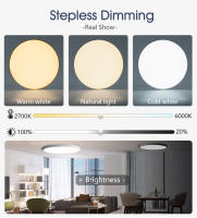 Lámpara De Techo LED Inteligente 36W 50W Dimmable Moderna Con Control Remoto Por APP Para Dormitorio Y Sala De Estar - details 2