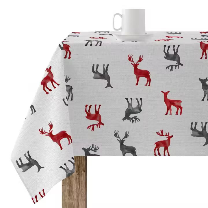 Mantel BL Belum Resinado Antimanchas Merry Christmas 4 Impermeable para Mesas Cuadradas, Rectangulares y Ovaladas - 1