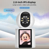 Cámara IP FUERS 1080P WIFI Con Pantalla De 2.8 Pulgadas Monitor De Bebé Cámara CCTV Inteligente Auto Traccióndoble Lente De 3.6mm Para Hogar Inteligente - details 1