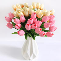 Juego De 5/10 Peces Flores Artificiales Tulipán Para Decoración De Boda Jardín Interior Y Exterior Decoración De Vaso Regalo Para Fiesta De Aniversario - details 0