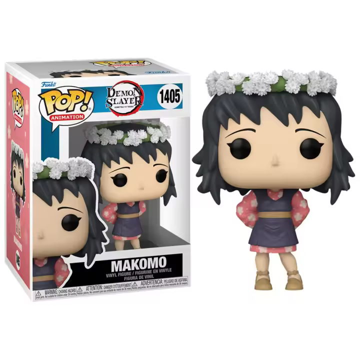 FUNKO POP! DEMON SLAYER - MAKOMO CON CORONA DE FLORES, 72132, Nº1405, TIENDA CON LICENCIA OFICIAL - 1