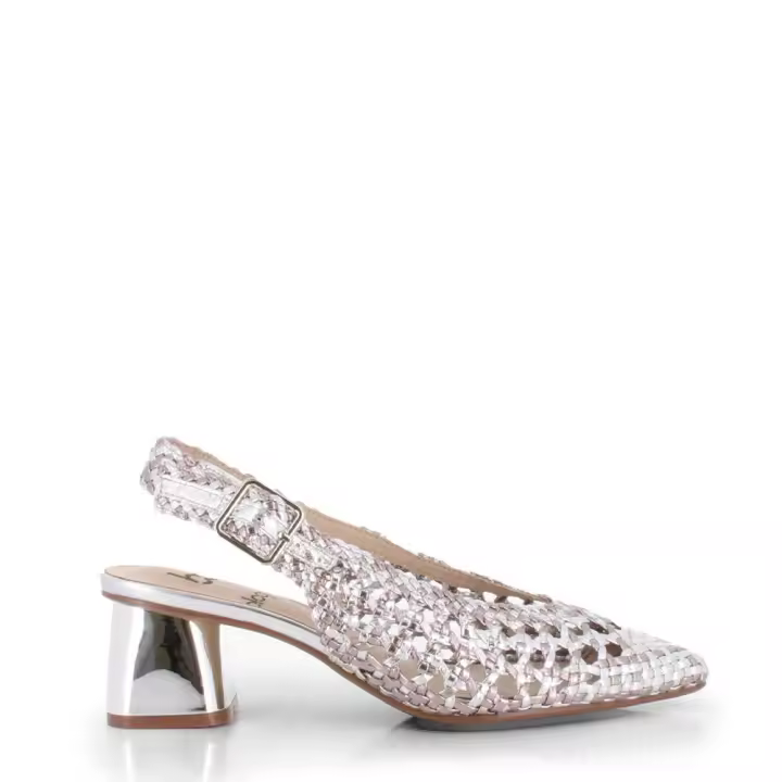 Blogger TREND Zapatos de salón de mujer plateados en sintético 81386 - 1