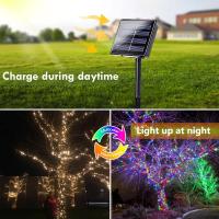 Lámpara Solar LED Exterior Guirnalda Impermeable De Luces De Hadas Para Decoración De Navidad Fiesta Boda Año Nuevo En Jardín - details 1