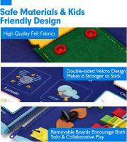 Libro De Actividades Montessori Para Bebés Juguetes Educativos Portátiles Fomentan Los Habilidades De Mano-Eje Para Niños De 3-6 Años - details 21