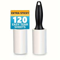 Rodillo De Pegatinas Para Pelo De Mascotas Super Adhesivo Pack De 60 Rollos De Papel Para Limpiador De Pelo De Gatos Y Removal Brush De Ropa - details 2