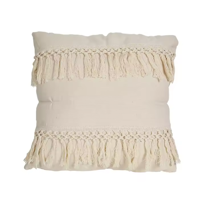 COJIN BLANCO C/FLECOS POLYESTER HM843246 FIJALO - 1
