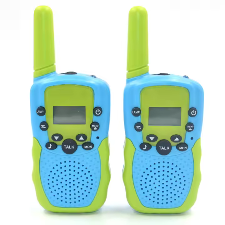 Walkie-talkies para Niños, Alcipe de 3 Kilómetros, Juego de 2 Mini Transceptores para Uno al Aire Libre, Katería de Larga duración - 1