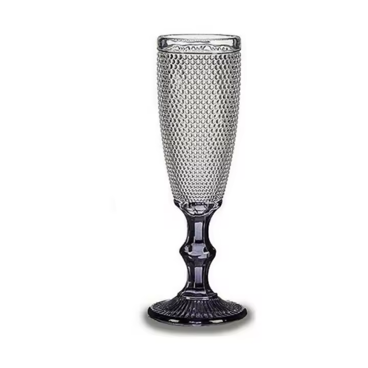 Copa de champán Vivalto Transparente Antracita Vidrio 185 ml - 1