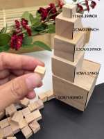 Cubos De Madera Descompuestos De 5 Tamaños Grandes/Pequeños Para DIY Manualidades Y Creación De Puzzles Decoración Del Hogar - details 3