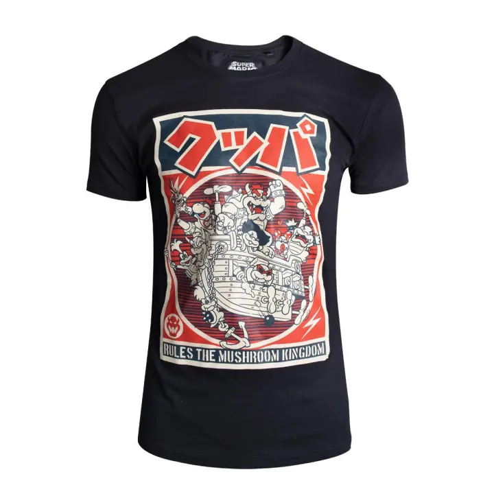 Camiseta adulto Nintendo - Super Mario Bowser Constructivist Poster Talla S Raíz MERCHAN-STORE Camisetas - 1