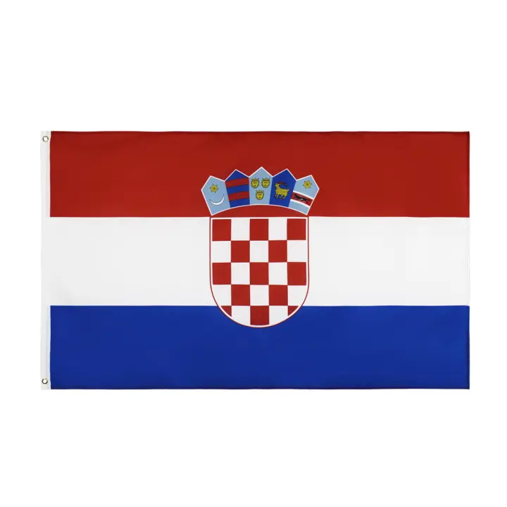 Bandera De Croacia HR Croatia 90x150 Cm Para Decoración Material Poliéster Estilizado Para Colgar En Festivales Y Eventos - 1