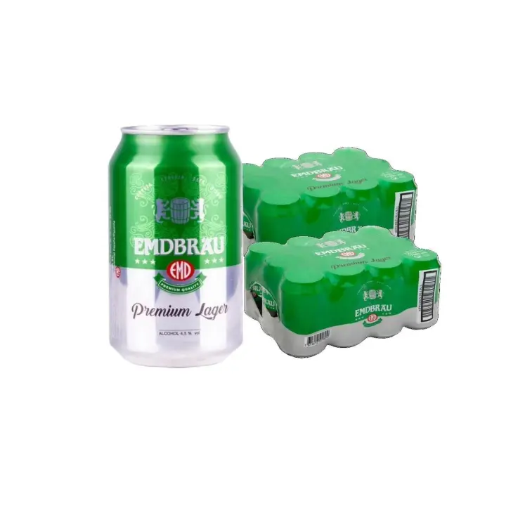PACK de 24 - Cerveza EMDBRAU PREMIUM LAGER 24 x 33cl - 1