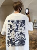 Camiseta Harajuku Monster Anime Para Hombre Talla Grande Estilo Vintage Y2k Unisex Manga Corto Ropa Casual De Verano Algodón Top Masculino - details 1