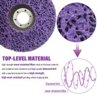 Discos De Estrás Polímero Para Limpieza Y Pintura Eliminador De Rusticidad Durable Para Motos Y Grindereos De Ángulo - details 1