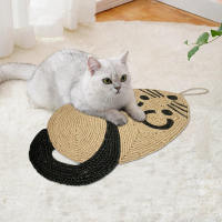 Alfombra De Rascado Para Gatos En Forma De Ratón Divertido Tablero Colgante De Tres Niveles Antideslizante Material De Sisal - details 10