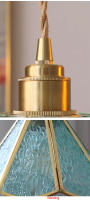 Lámpara Colgante De Isla De Cocina Colorida De Vidrio ChandelierSuspensión Para Sala De Estar Comedor Hotel Tienda Moderno Estilo - details 21