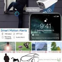 Cámara Solar Wifi Exterior 4MP Con Visión Nocturna En Color Protección De Seguridad CCTV IP PIR Visión Infrarroja 160° Para IOS Y Android - details 4