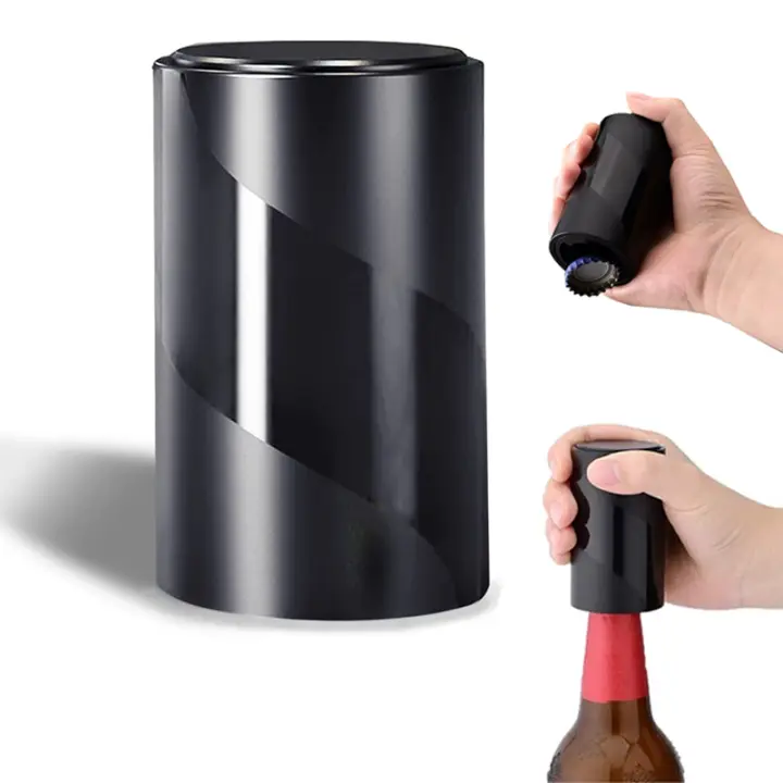 Abrepuertas Automático Para Cerveza Con Catcher De Botellas Magnéticas Sin Daño En Las Capsulas Herramientas Creativas Para La Cocina - 1