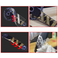 Pegatina Protectora De Carril De Bicicleta De Montaña Universal De Fibra De Carbono Anti-collisión MTB Para Protección - details 2