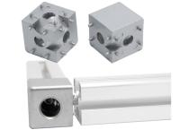 Conector De Esquina De Cubo De Aluminio 4PCS 2020 3030 Fijador De Perfil De Aluminio Para Uso Rápido Y Adecuado Para Trabajos De Metalworking - details 5