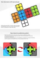 Cuádruple Cubo Mágico QiYi CubeFun Shapeshifting Cuboid 133 233 232 1x3x3 2x2x3 2x3x3 1x2x3 Juguete Antiestrés Sin Pegatinas Para Juego De Mesa - details 1