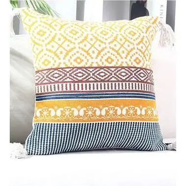 Reinomansidi sl -Relleno incluido Cojin de 45x45cm diseño moderno , tela en malla suave, FUNDA Y COJIN INCLUIDO - 1