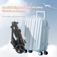Foldable Baby Stroller Luxurious Portable Travel Baby Carriage Fold Pram High Landscape Shock Absorption Newborn Infant Stroller - details 1