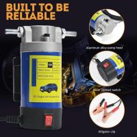 Bomba de transferencia de aceite portátil de 12 V/24 V, 1-4 L/min, extractor de fluidos, bomba de combustible eléctrica, sifón para coches, barcos y motores - details 1