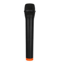 Micrófono Inalámbrico VHF Profesional De Plástico ABS Negro USB Receptor Micrófono Universal Para Escenario Y Performance - details 6