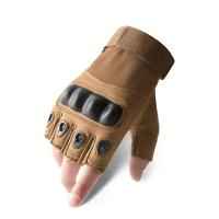 1Par De Guantes Tácticos Para Hombres Sin Dedos Ideal Para Deportes Al Aire Libre Tiro Caza Airsoft Y Ciclismo - details 13