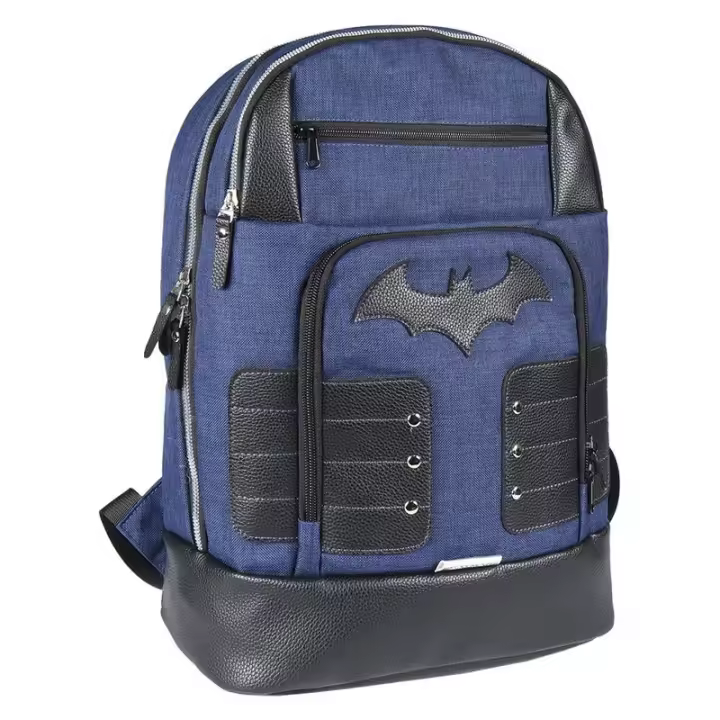 Mochila casual Batman DC Comics 46cm. Mochila ergonómica con amplio espacio. Diseño resistente y versátil para llevar tus pertenencias con estilo. - 1