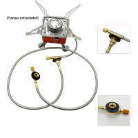 Conector De Camión Para Camping Y Acampada Adaptador De Válvula De Estufa a Gas Con Tubo Enredado Herramienta De Cocina Para Tanque De Gas - details 2