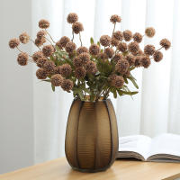 Bola De Flores Artificiales Dandelion 5 Cabezas Falsas De Seda Para Decoración De Boda Y Hogar Decoración De San Valentín Y Navidad - details 11
