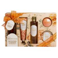 Set Garden Caja IDC Institute – 5 Piezas: Gel, Baño de Burbujas, Loción, Sales, Esponja y Jabón con la Frescura de Country Rose - details 0