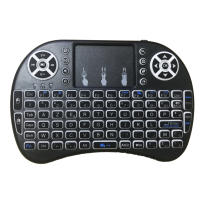 Teclado Inalámbrico Mini Con Ratón Air Mouse 2.4G Backlit Para Android TV Box PC I8 Soporte Para Inglés Ruso Francés Español Portugués Árabe - details 11