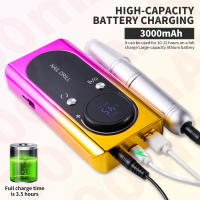 Nueva Máquina De Uñas Eléctrica Profesional 45000RPM Recargable Accesorios Para Uñas Secador De Uñas Gel De Pólen Bajo Ruido - details 2