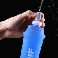 Botella De Agua Desmontable De Silicona 500ml Para Exteriores Correr Camping Senderismo Viajes Conveniente - details 3