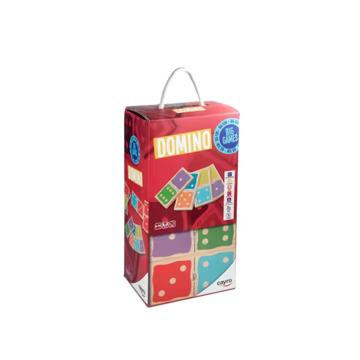 Juego Domino Gigante Madera 21x21x13 (Cayro 1050) - 1