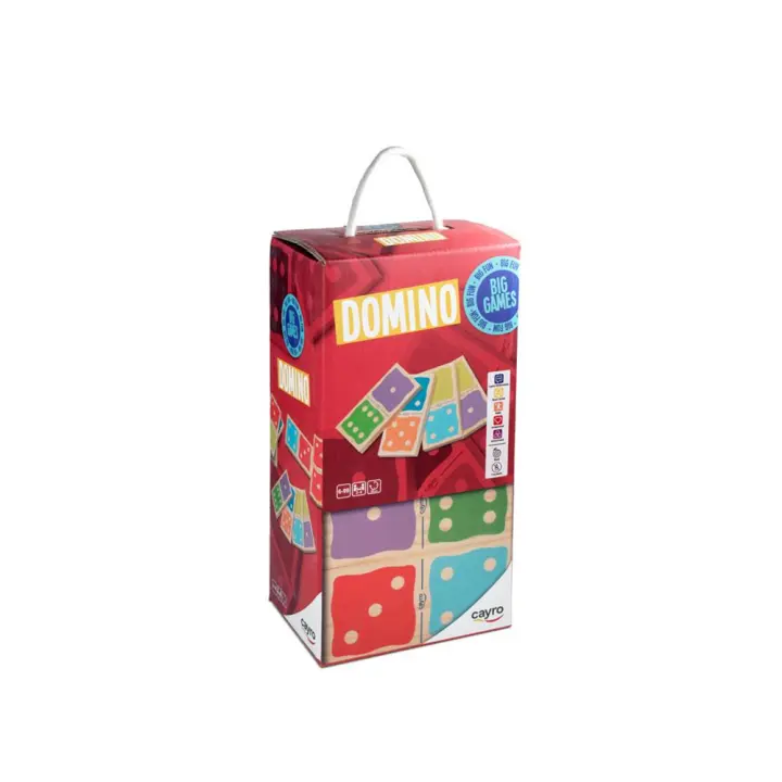 Juego Domino Gigante Madera 21x21x13 (Cayro 1050) - 1