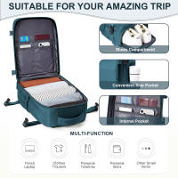Mochila De Viaje Para Hombres Y Mujeres Impermeable Con Portátil Para Negocios Bolsa De Mano Para Universidad Mochila De Mano Para Cabin Wizzair 40x30x20 - details 2