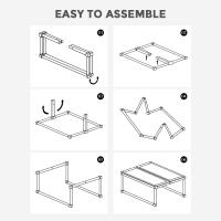 Mesa Plegable Ligera Y Duradera Para Camping Y Viajes BBQ Picnic Equipamiento Portátil Simple Y Antiviento De Aleación De Aluminio - details 8