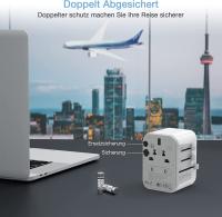 TESSAN Adaptador De Viaje Universal Con USB Y Tipo C Cargador De Pared Todoterreno Para Viaje a EU UK AUS Adaptador De Enchufe Internacional - details 4