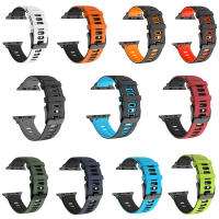 Correa De Reloj De Silicona Para Apple Watch Compatible Con Series 8 Se 9 7 6 5 4 3 Ultra2 Tamaños 44mm 40mm 49mm 45mm 41mm 38-42mm Color Variado - details 2