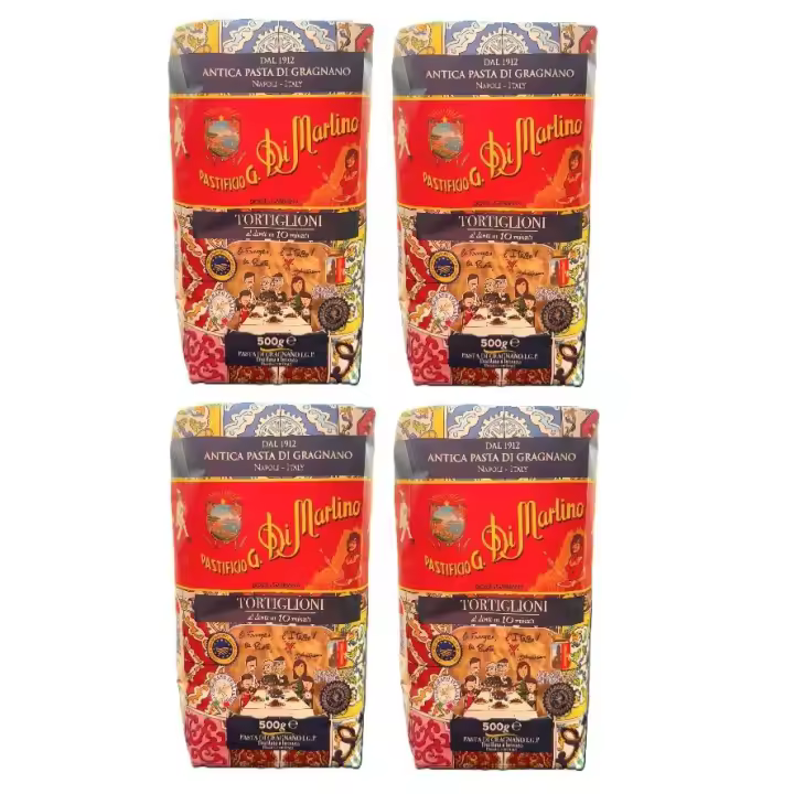 Di Martino Tortiglioni, Pasta de Gragnano 500g, Diseño Dolce & Gabbana, Importado de Italia - 1