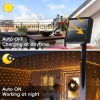 Cadena De Luces LED Solar De 18M/36M Para Jardín Exterior Decoración De Navidad Fiesta Boda Camping Lámpara Faeirita - details 1