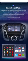 Junsun Radio Coche para Ford Focus 3 2011 2012 2013 2014 2015 2016 2017 2018 2019 Inalámbrico CarPlay Android Auto AI Voice 2 din Pantalla Coche Android Auto Multimedia Navegación GPS Auto radio - details 10