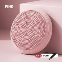 Almohada De Equilibrio Yoga Con Disco Táctil Y Bomba De Mano Para Mejorar La Postura Y La Fitness Estabilidad Material PVC - details 1