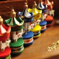 Caballito De Carrusel De Madera Para Adornos Navideños Colgantes Para Árbol De Navidad Regalo De Año Nuevo Juguete Para Niños Decoración De Fiesta En Casa - details 4