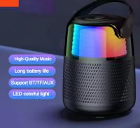 QERE Altavoz Bluetooth HF55 con Audio hi-res de 20W, inalámbrico, HiFi, portátil, IPX5, resistente al agua, múltiples modos de conexión,12 tipos de luces de color con modos LED de 360 ° - details 1