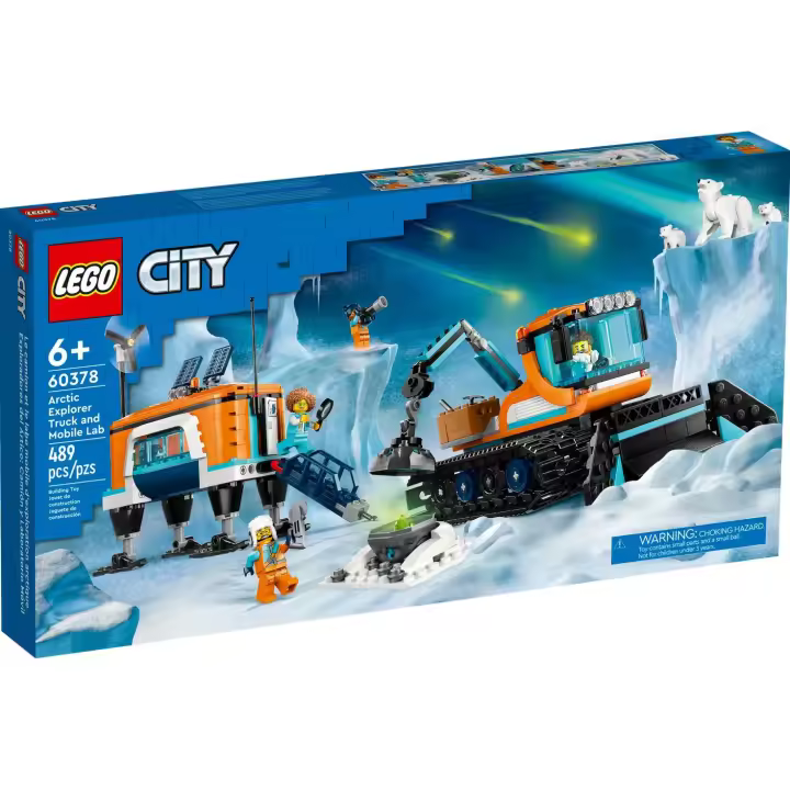 LEGO CITY 60378: Exploradores del Ártico: Camión y Laboratorio Móvil - 1